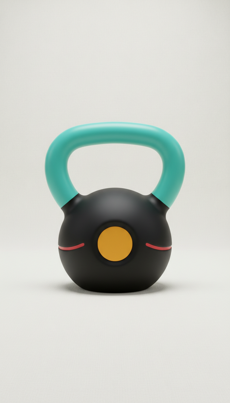 Commercial Kettlebell With Logo Accent